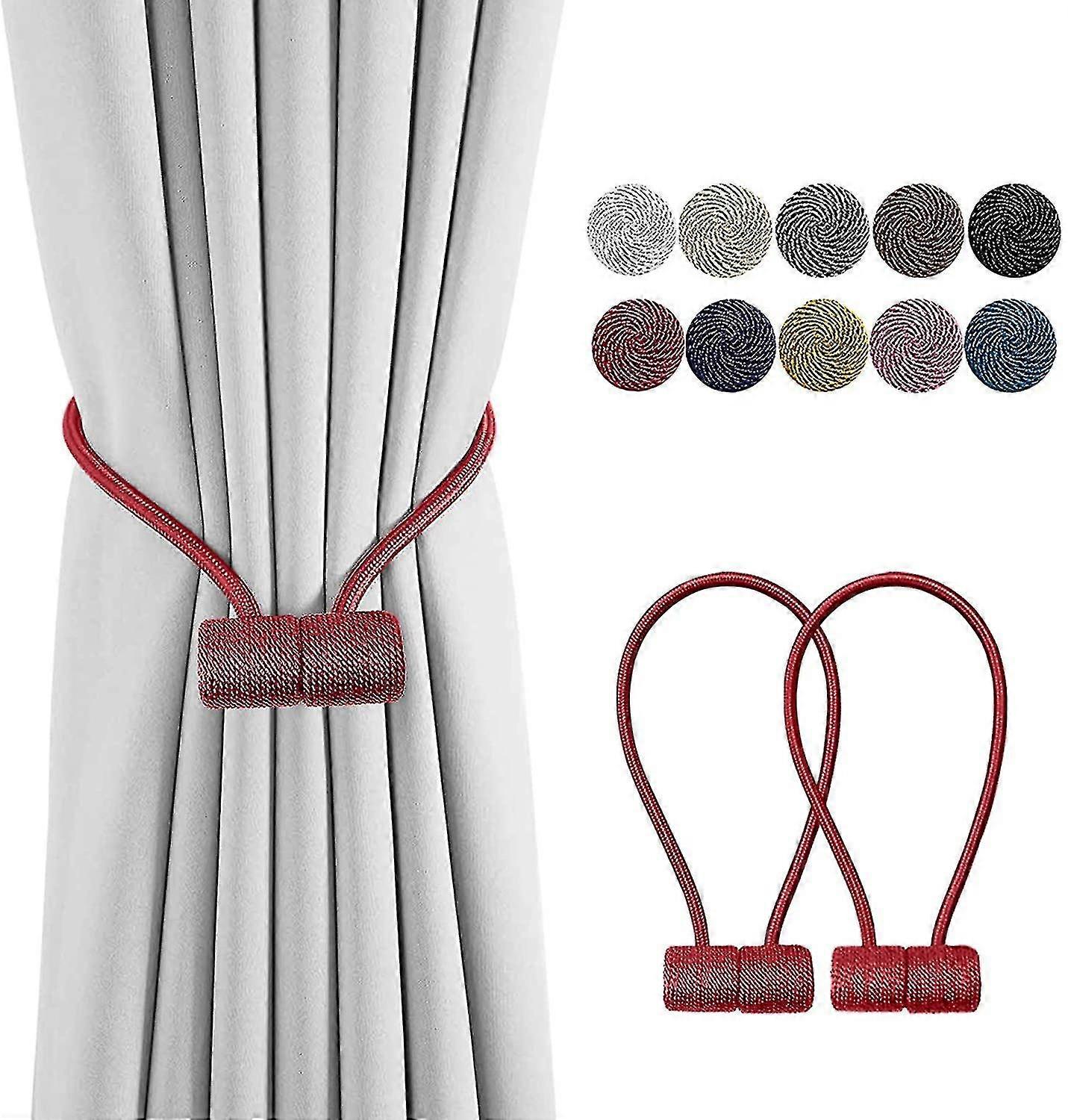 Magnetic Curtain Holdbacks Drapery Tiebacks For Blackout Sheer Window Treatment