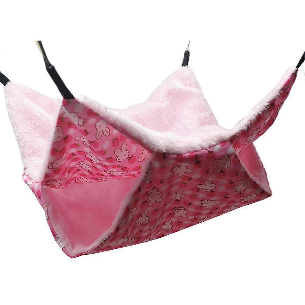 Practical Small Pet Hanging Hammock Double Layer Glider Sleeping Pet Bed Warm