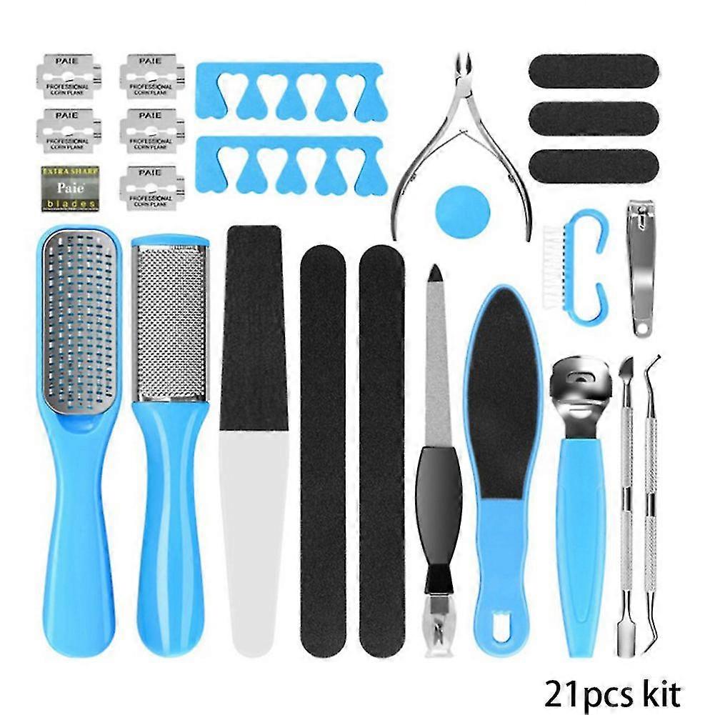 ステンレス製フットケアファイル 足の角質除去マニキュアペディキュアセット