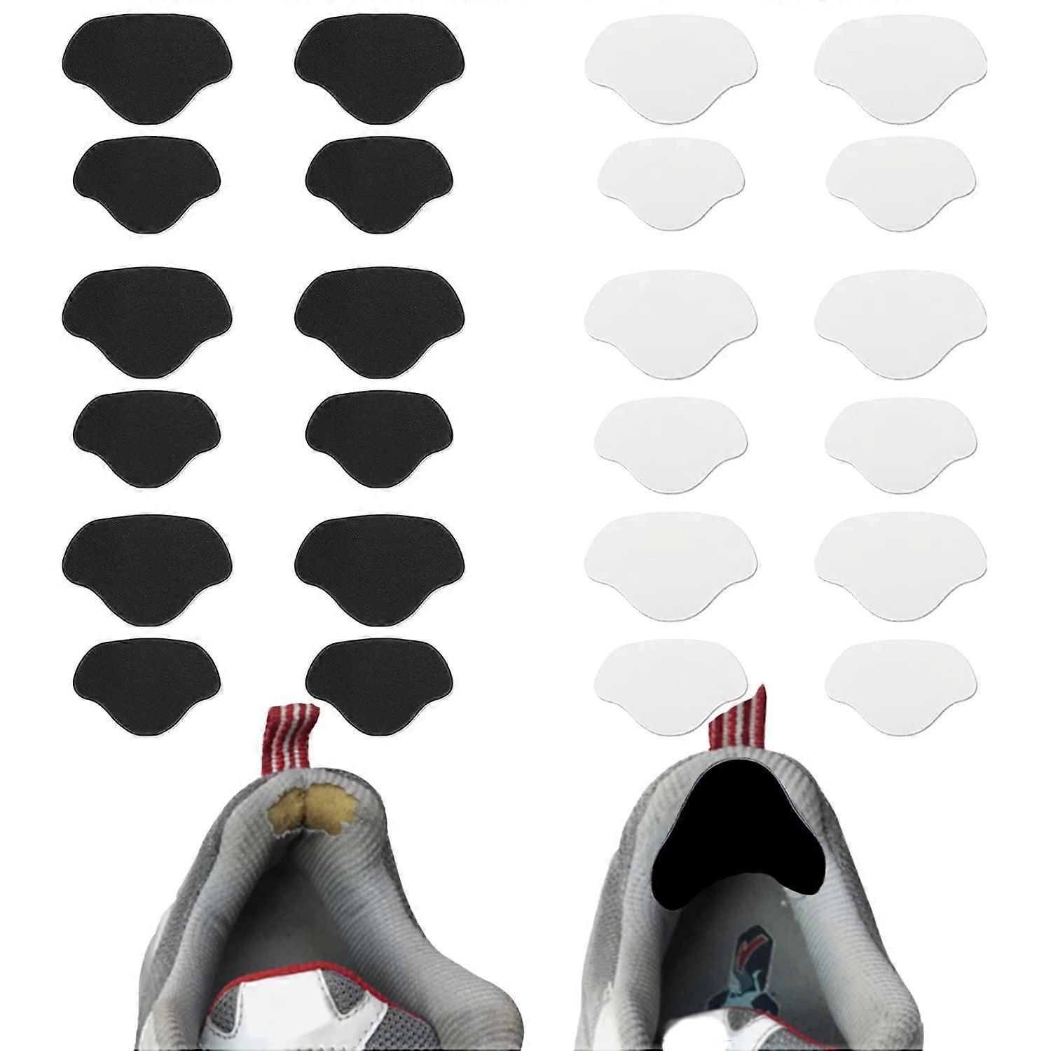 12 Pairs Sneaker Repair Patch, Self adhesive Shoe Heel Patch, Shoe Heel Patch Prevention Patch for Most Types of Shoes