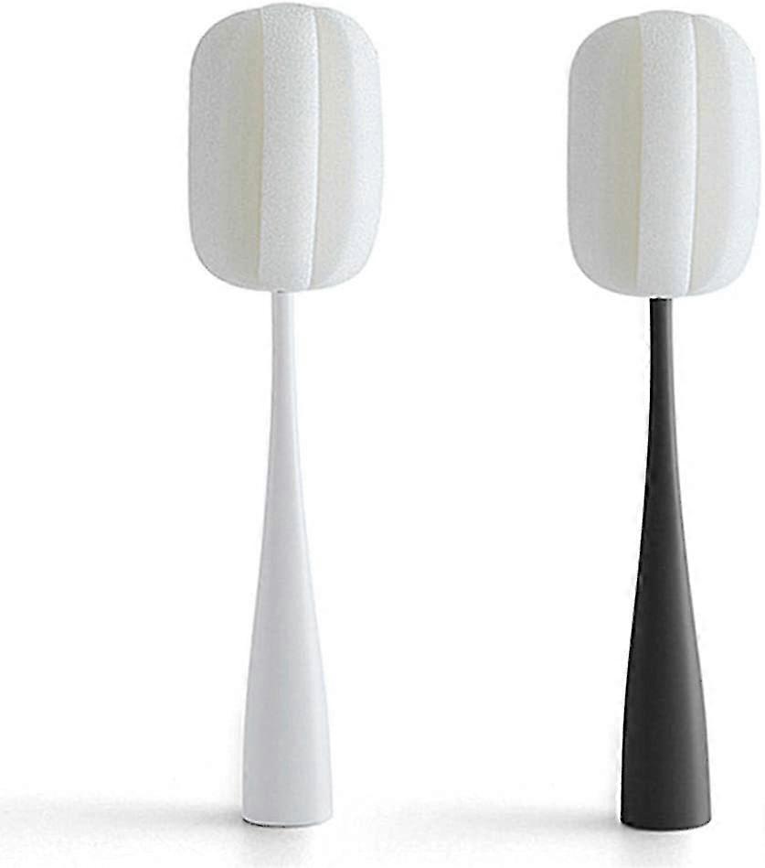 Long Handle Cup Bottle Cleaning Brush Sponge Pot Cleaner Scourer Washer(2pcs)