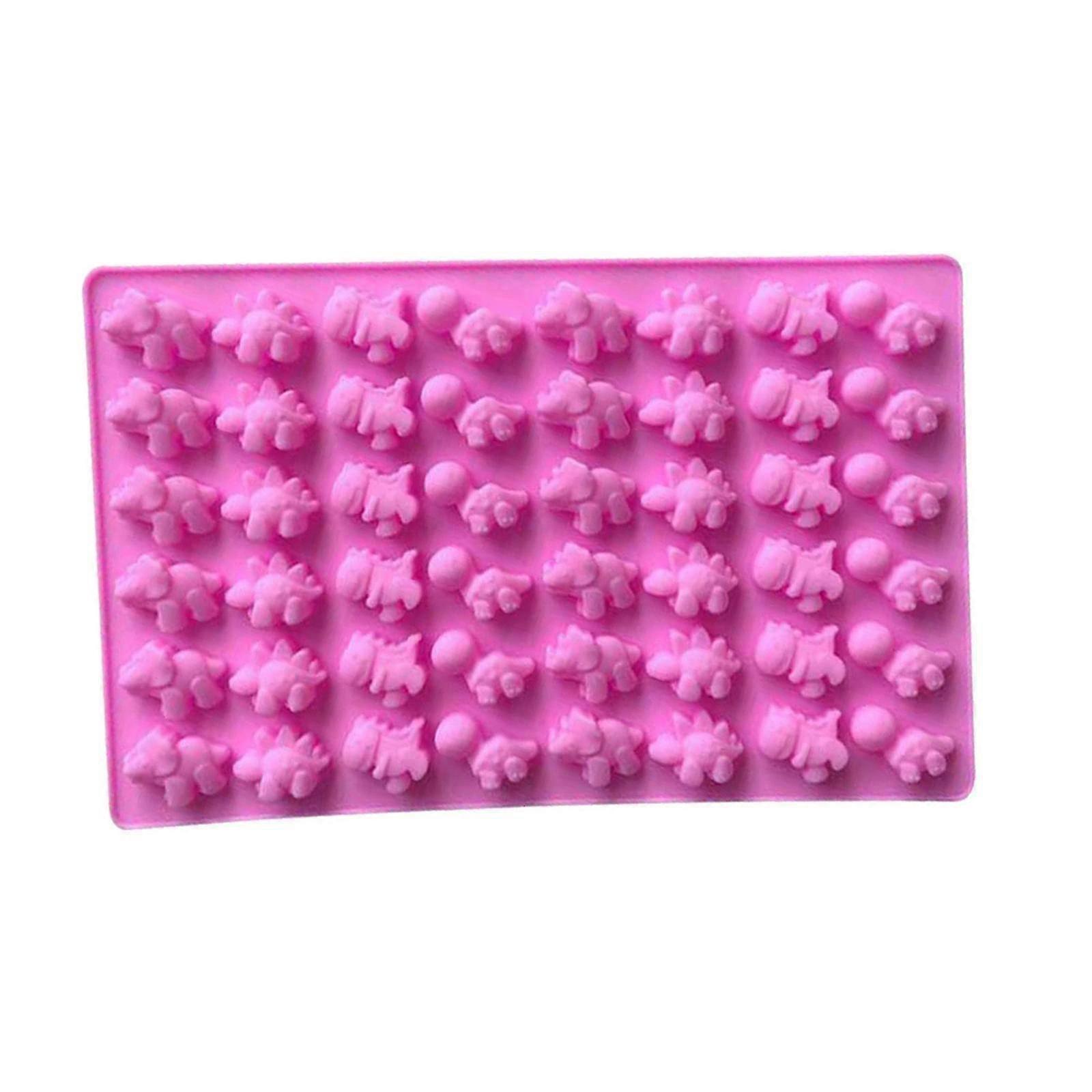 Silicone Mold 48 With Dinosaur Chocolate Mold, Candy Mold, Ice Tray Mold