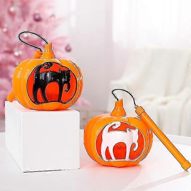 Halloween Props Children Lantern-black Cat Pumpkin Lantern