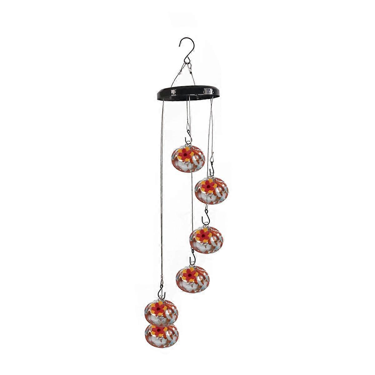 Charming Wind Chimes Bird Feeders for Outdoors Hanging Ant and Bee Proof,Never Leak,Perfect Garden