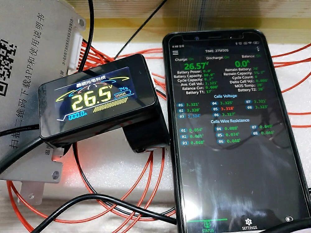 4S to 8S 200A JK Smart Active Balancer BMS Lithium Battery Protection ...