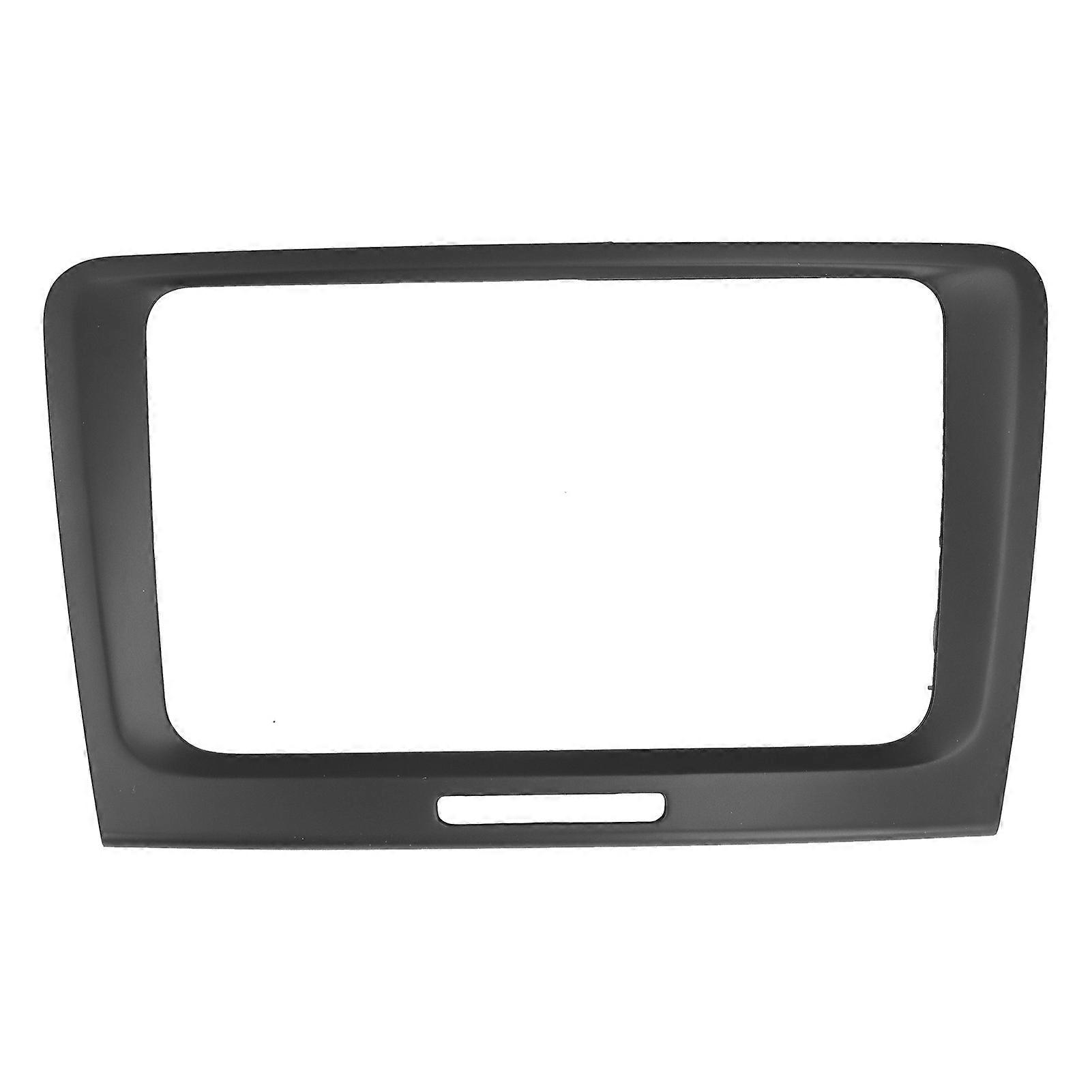 2?DIN Navigation Frame ABS Center Control Dashboard DVD Plate for Superb 2009?2014