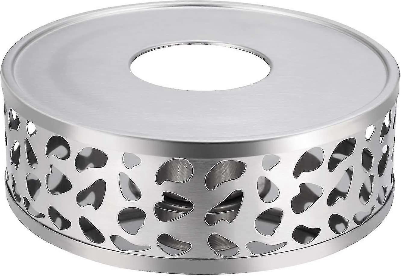 Teapot Warmer, Brushed Stainless Steel Tea Warmer With Tealight Holder