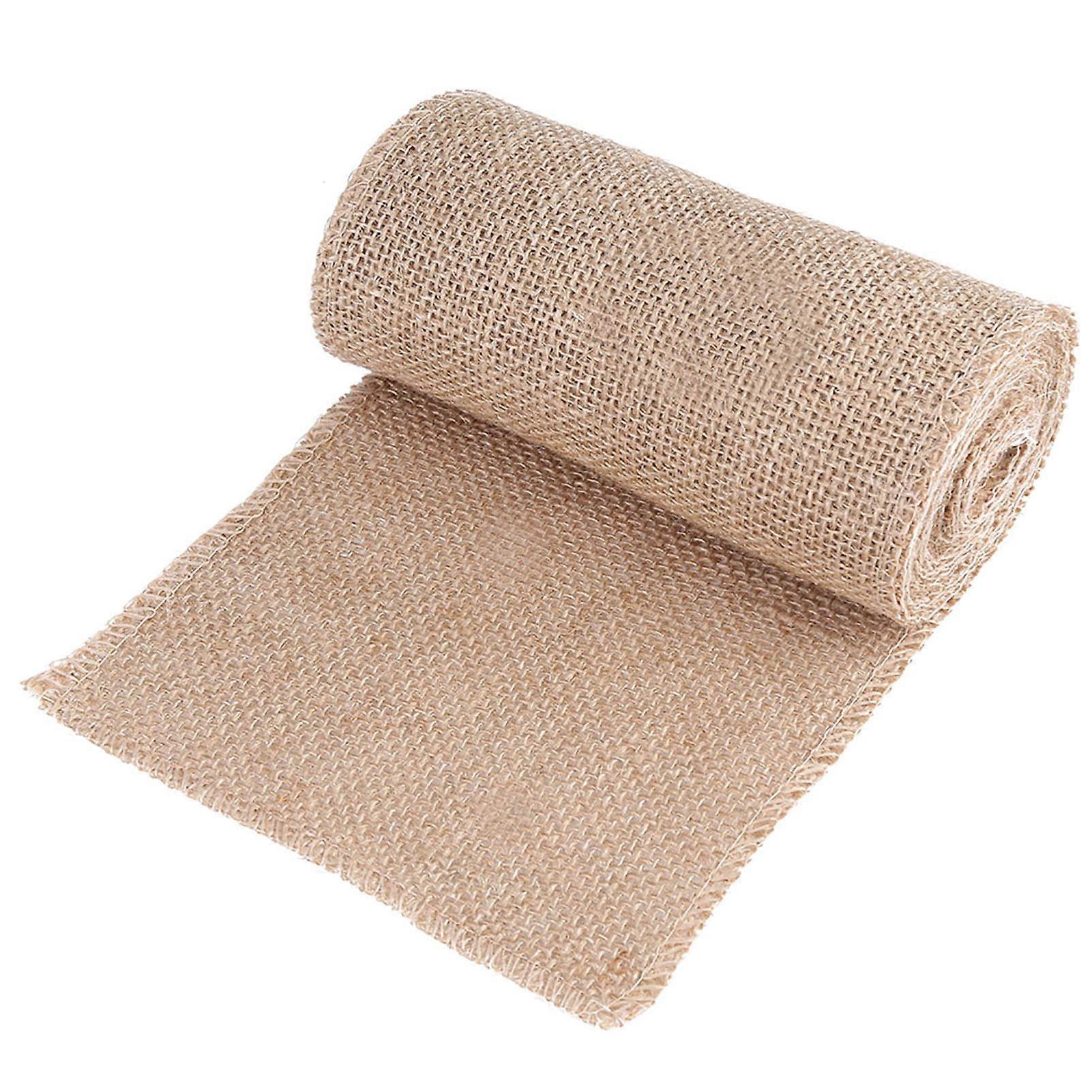 Burlap Roll Decorative Jute Hessian Fabric For Making Christmas Party Ornaments (width:5-15cm)