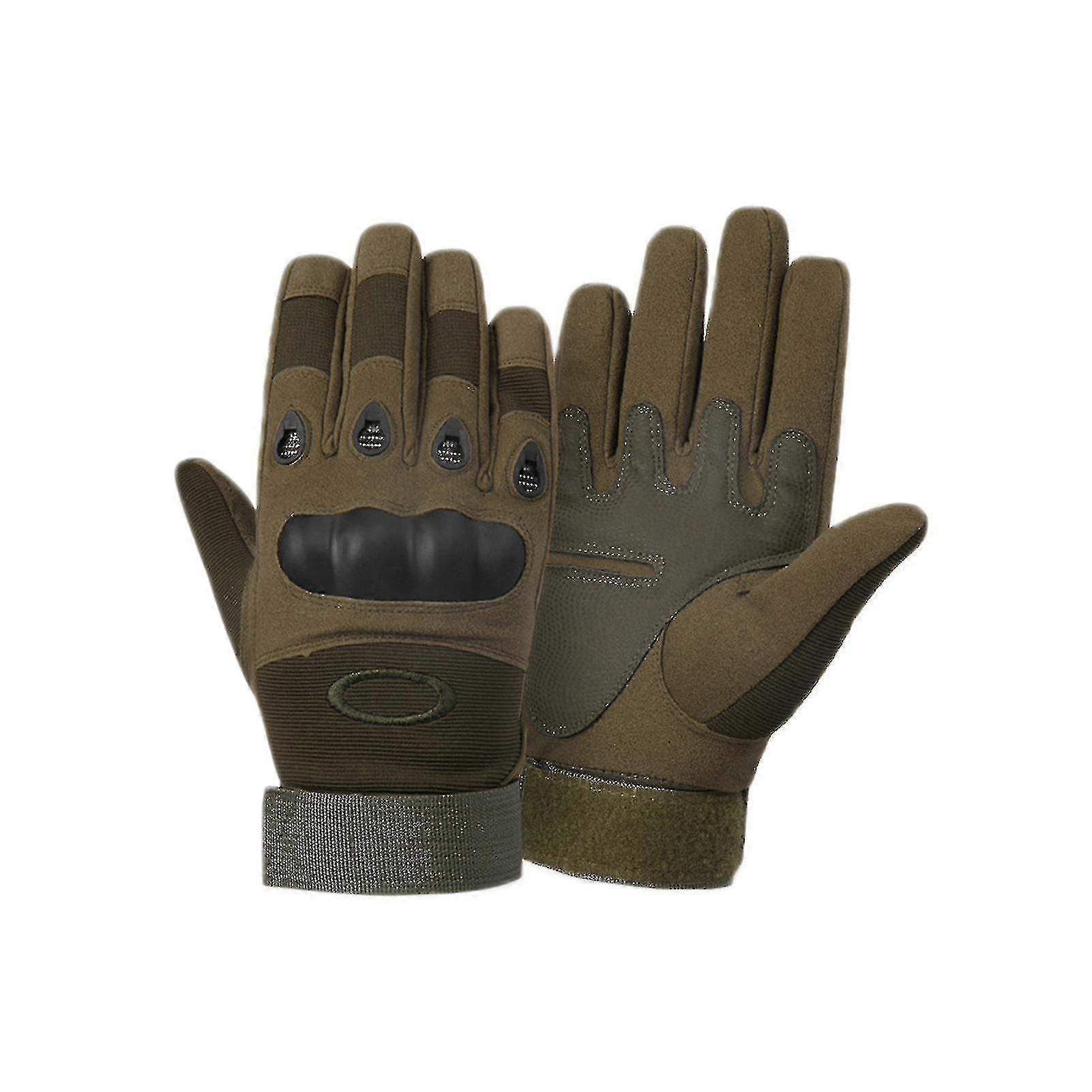 الرجال الأزرق في الهواء الطلق كامل إصبع الشريط ركوب الدراجات تسلق قفازات (ruipei)