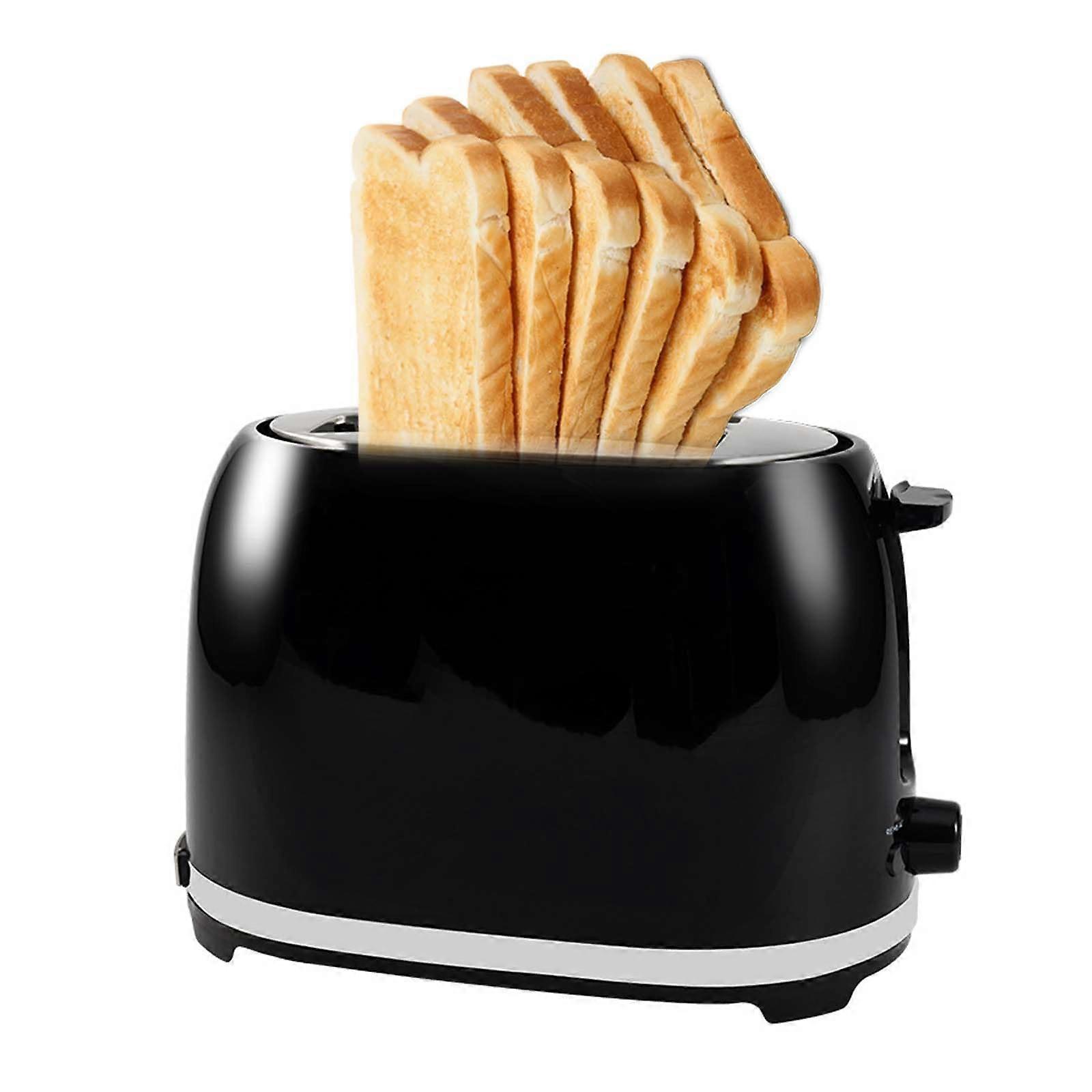 Toaster, 2 extra wide toast slots, bun attachment, 6 adjustable browning levels, 850W, EU Plug