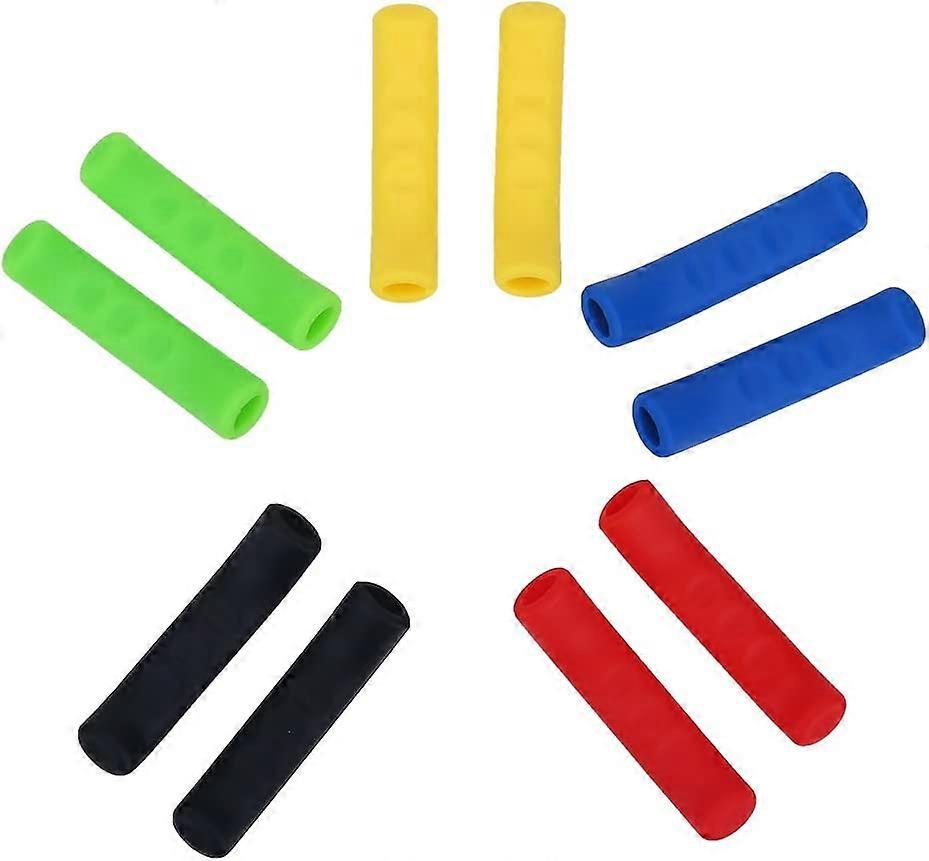 5 Pairs MTB Bicycle Brake Sleeve Covers Universal Non-Slip Silicone Brake Lever Protection Shell for Bicycle