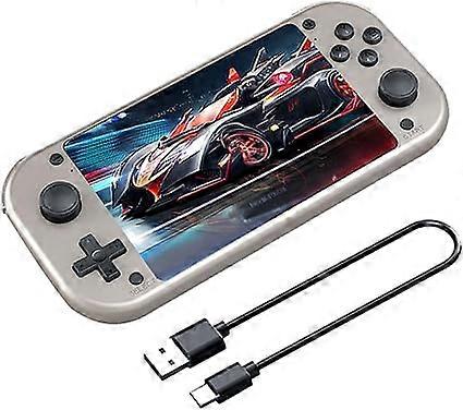 Console de jeu portable M17, 4,3 pouces 64 / 128G Mini console de jeu portable rétro, Machines de jeux vidéo à écran LCD HD Lecteurs de jeux rétro portables