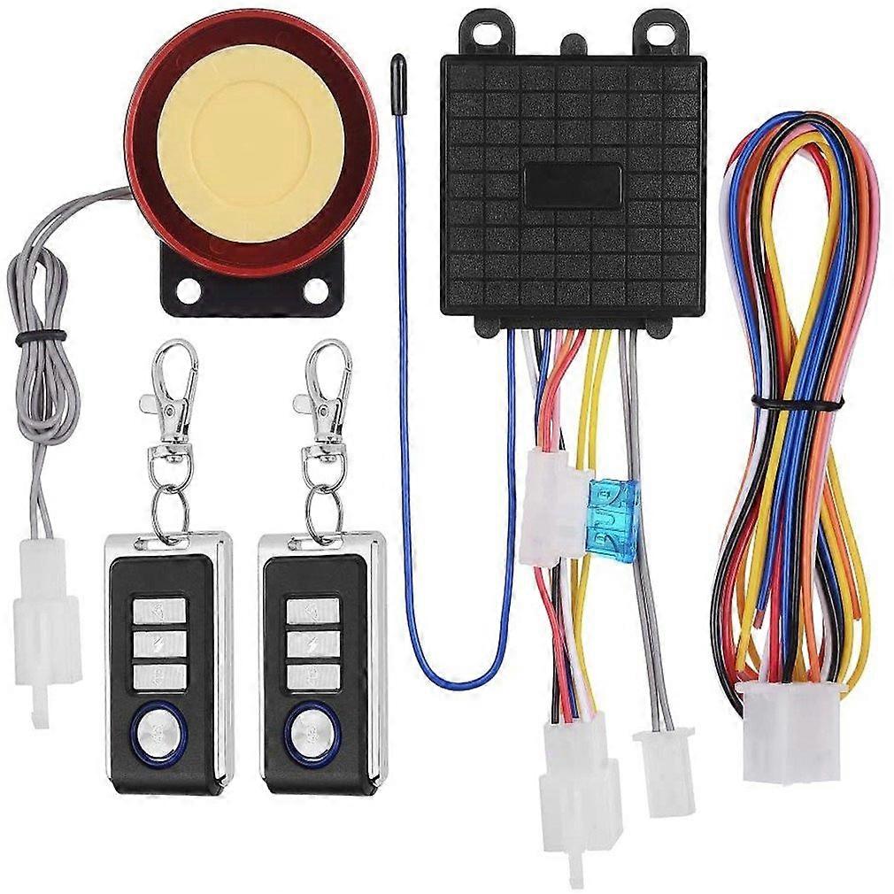 Anti-hijacking waterproof motorcycle security alarm/one way motorcycle alarm system 12V system alarm