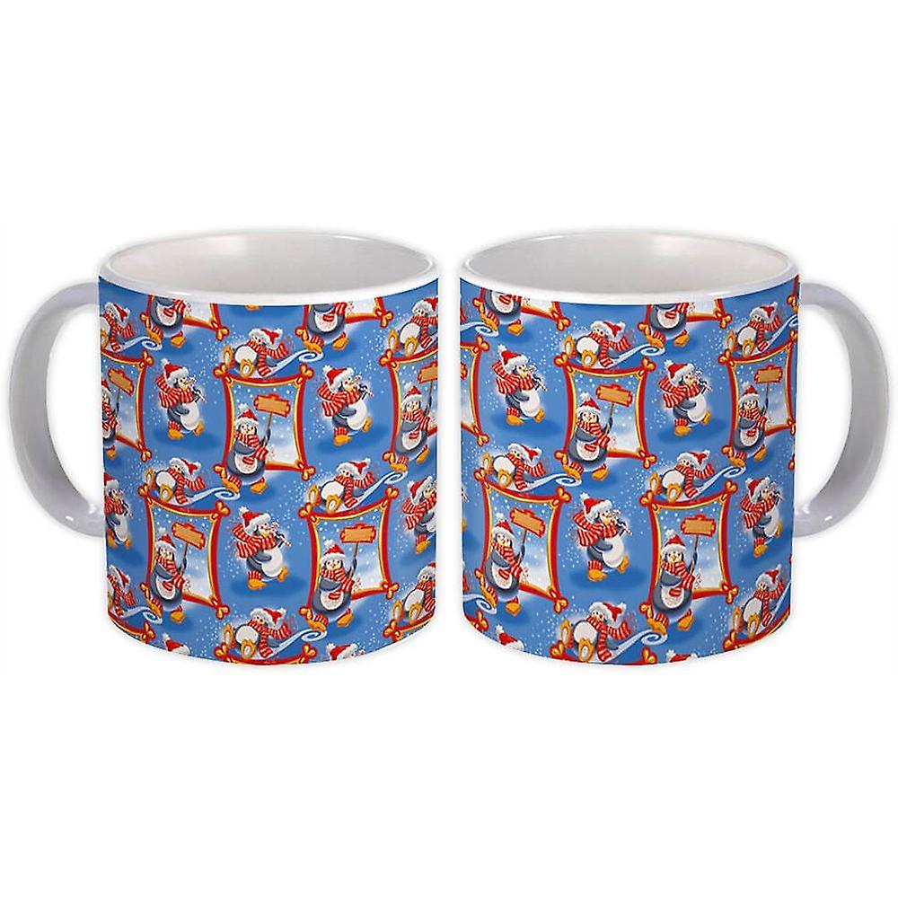 Gift Mug: Santa Penguins Christmas