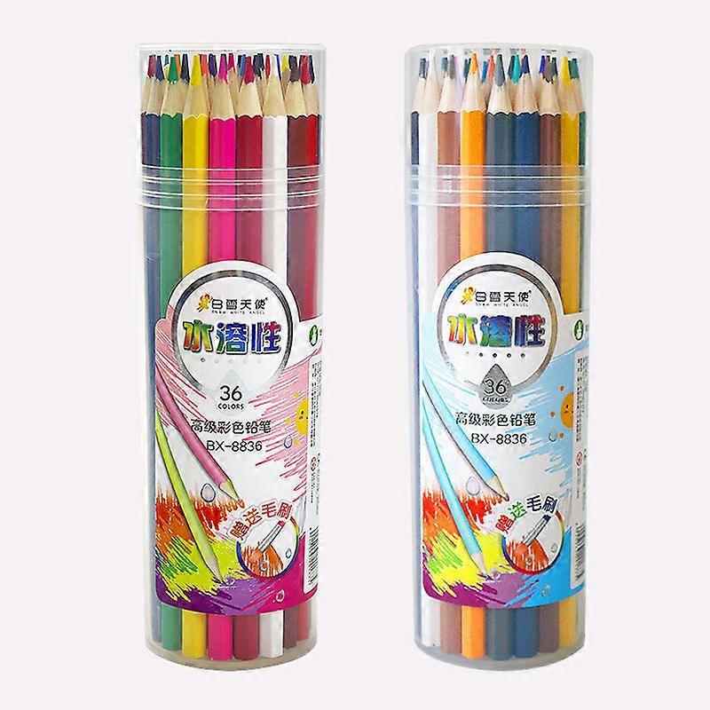 36 coresLápis de cor solúveis em água Lápis de cor Lápis de desenho Lápis de cor hexagonal