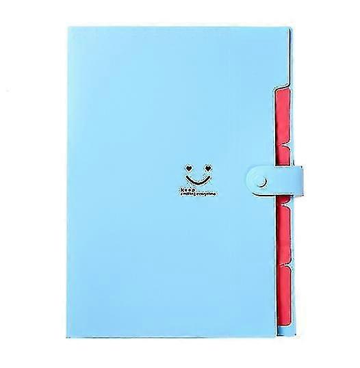 YYH-Expanding File Folder,accordion Document File OrganizerBlue