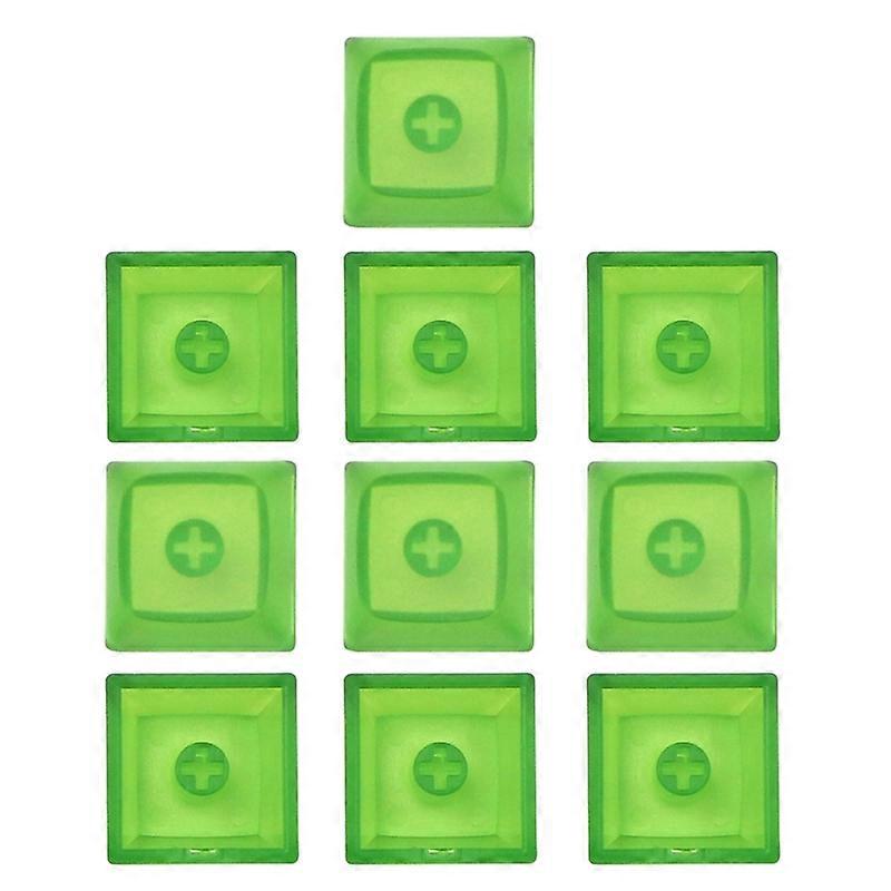 10 touches XDA Profile Transparent PBT Blank Keycaps Set pour commutateurs Cherry MX