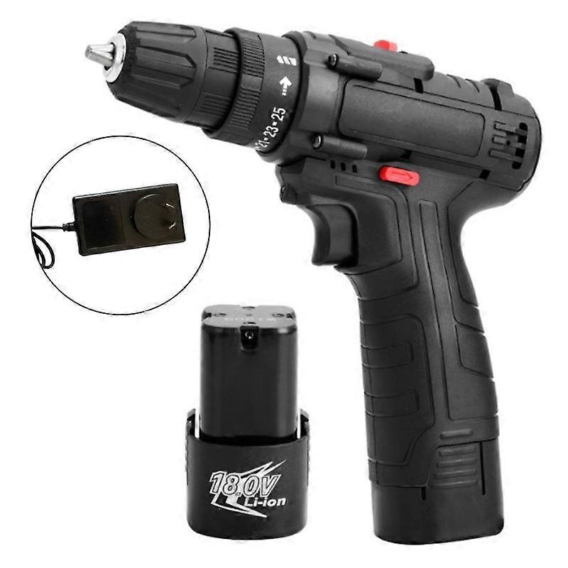 18V Cordless Brushless Impact Powerful Electric Drill Chargeable Lithium Battery