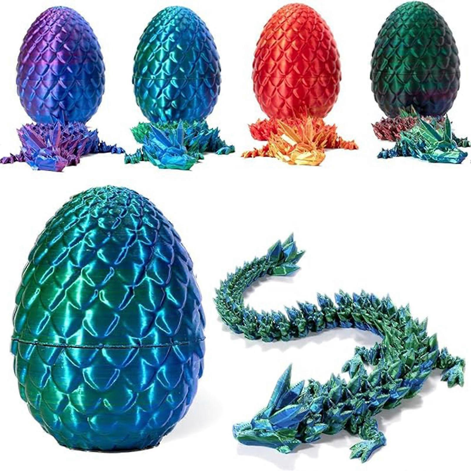 3D Printed Dragon Action Figures Strong and Durable Simulation Chinese Dragon Ornaments for Home Car Office Tabletop Ornament