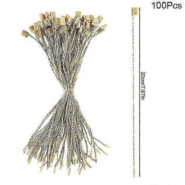 100pcs Ornaments Hanger String Ornament Hook Ropes Precut String With Snaps Locking For Xmas Ornament Hanging Decor