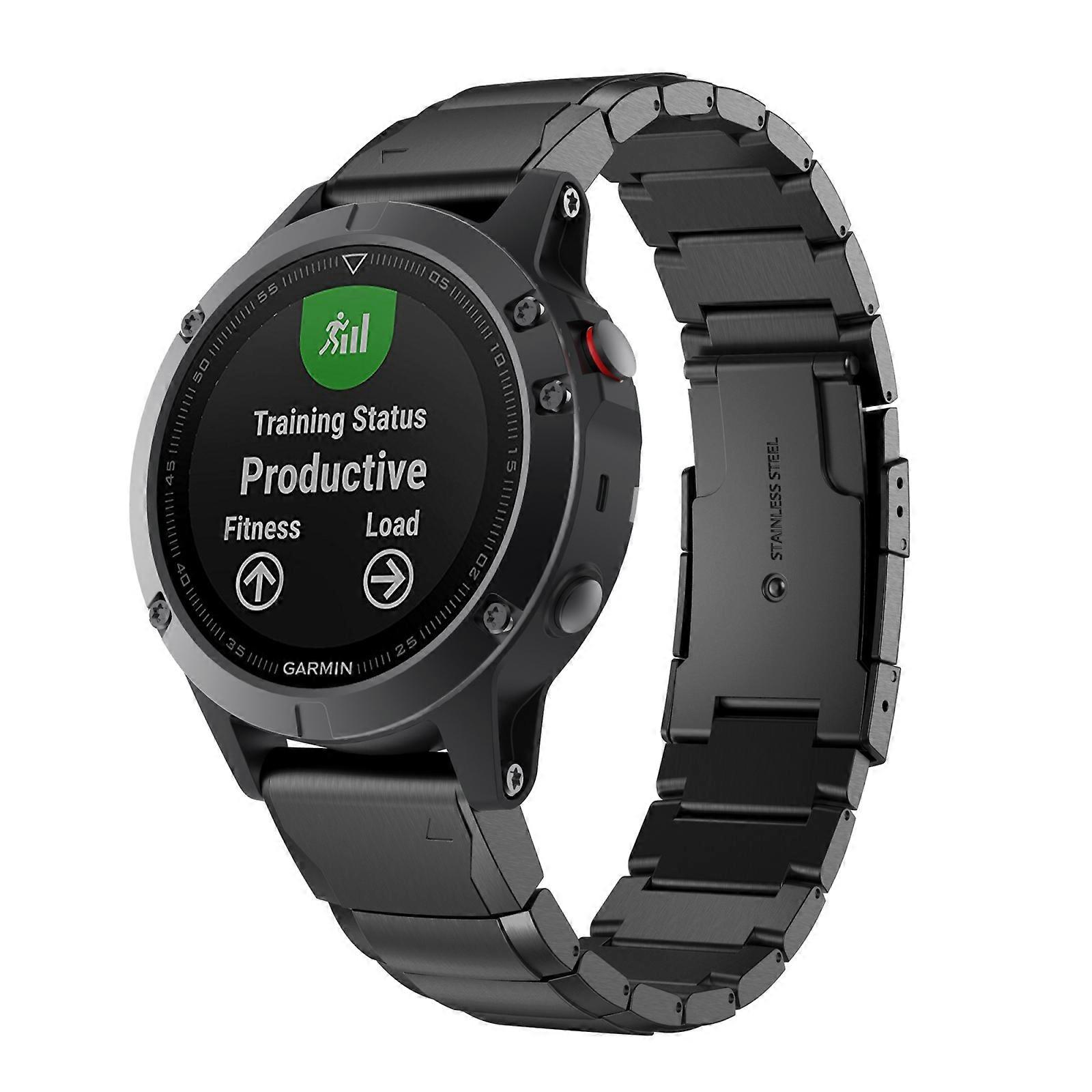 Correa de reloj de acero inoxidable para Garmin Fenix 5S Plus
