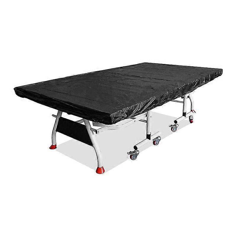 غطاء تنس الطاولة أكسفورد قماش مقاوم للماء بينغ بونغ غطاء طاولة مع رباط تضييق حماية كاملة غطاء طاولة مقاوم للغبار للفناء الداخلي أو الخارجي Pr