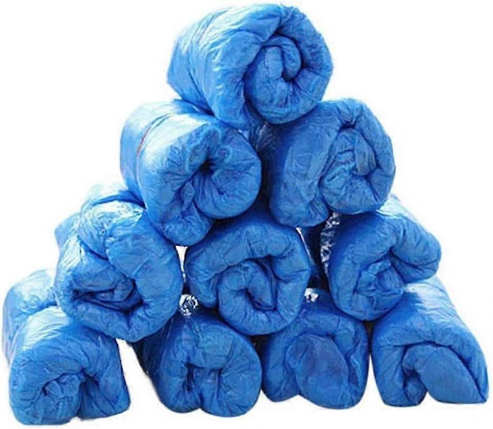 Shoe Protector Covers,Disposable Plastic Waterproof Boot Covers,100PCS