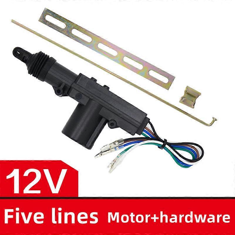 Central car door locking, 12V, 5/2 -wire engine, anti -theft device