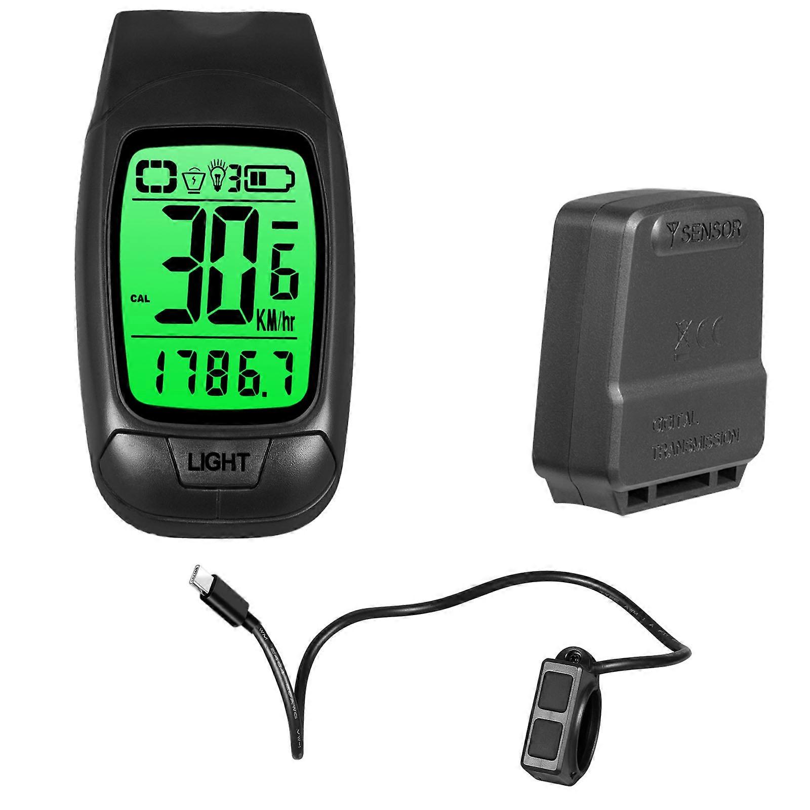 Bicycle Light /Computer /Horn combination USB Bike Flashlight LED Odometer Outdoor cycling assembly MTB accessories Accent lamp