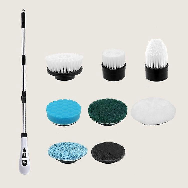 7-in-1 multi-function wireless electric cleaning brush multi-head rotating mop