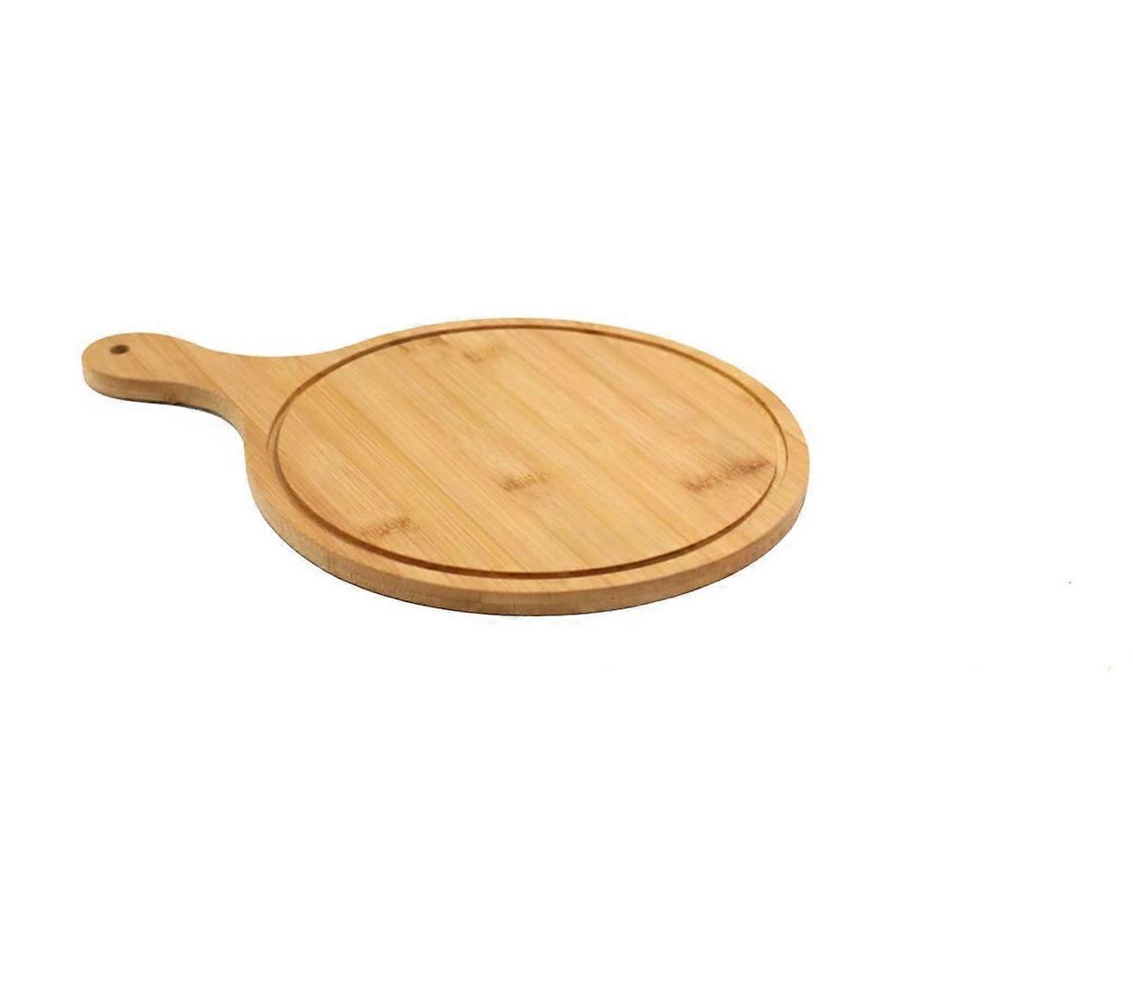 Pizza Plate Pizza Board Bread Plates Home Steak Restaurant BBQ Serving Multifunction Tray with Handle Suitable for Cake Pies