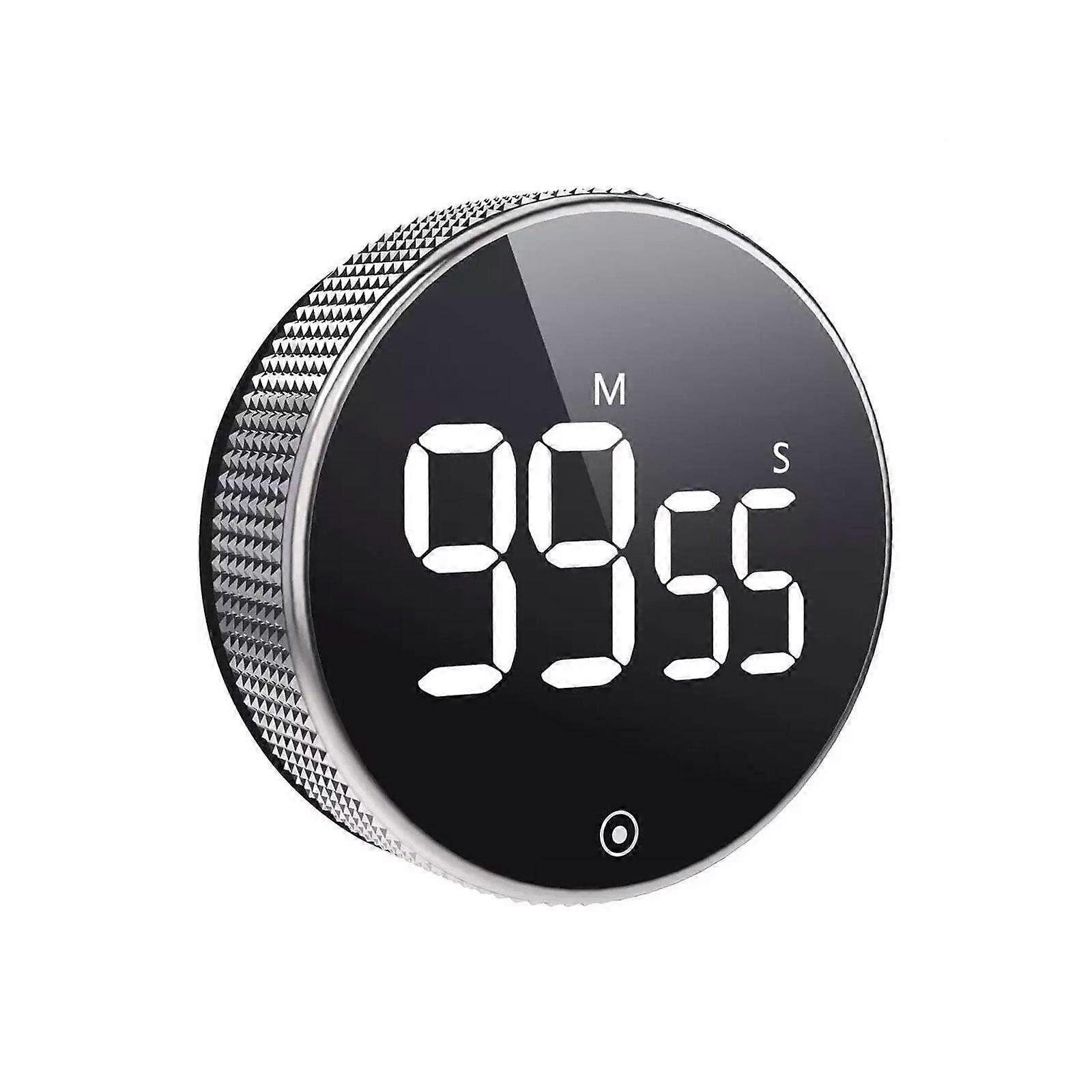 Digital Kitchen Timer - Magnetic Countdown Kids Timer, Large LED Display, Adjustable Volume and Brightness Cooking Timer for Kids Classroom Board