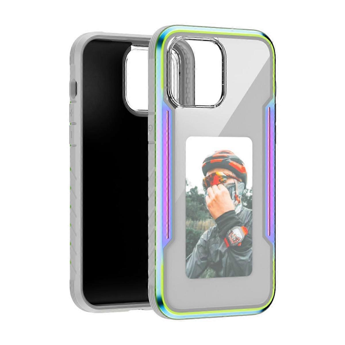 Smart NFC EInk Screen DIY Phone Case Custom Refesh Screen Display Mobile Phone Case Cover for IPhon