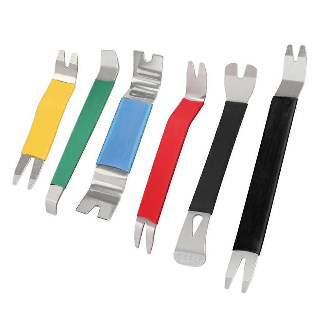 Audio Radio Trim Removal Tool Puller Pry Bar Pry Tool for Door Panel Remover 6x