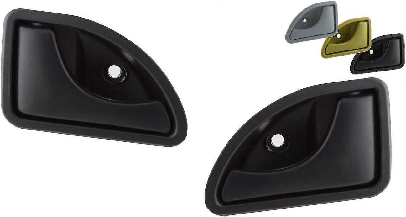 2 x TWINGO/KANGOO left AND right front door handle, LIFETIME WARRANTY (Black)