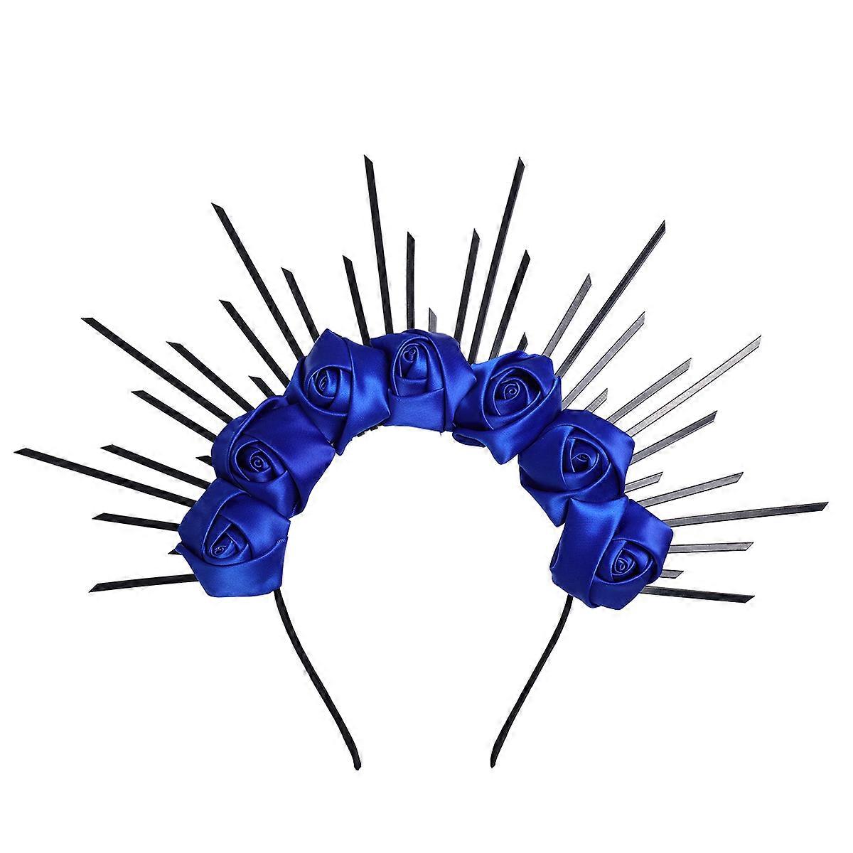 האלה Halo כתר קרני שמש פלסטיק זהב פגש גאלה מלאך ספייק כיסוי ראש אביזרי קוספליי