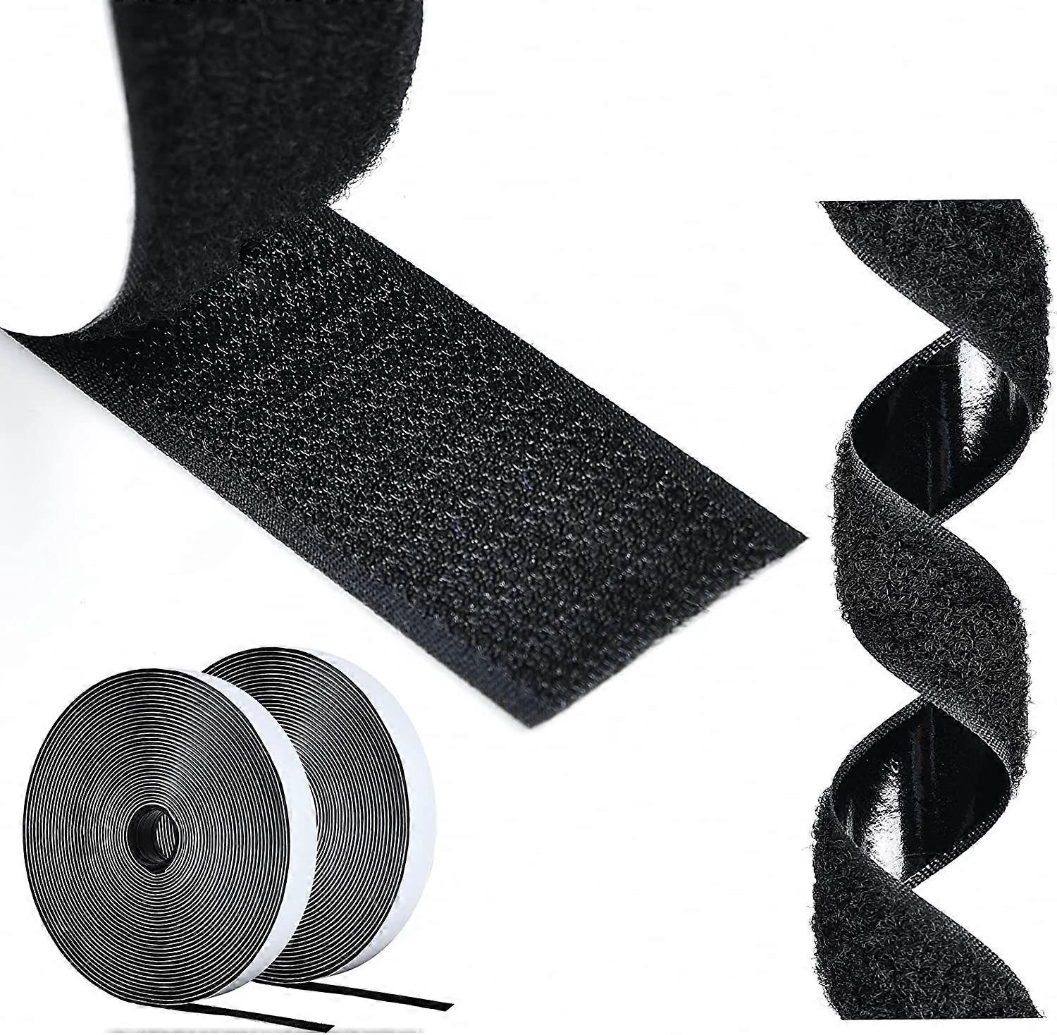 Double Sided Scratch Tape,5m Scratch Tape Adhesive Strips,30mm Powerful Hook Loop Adhesive Tapes