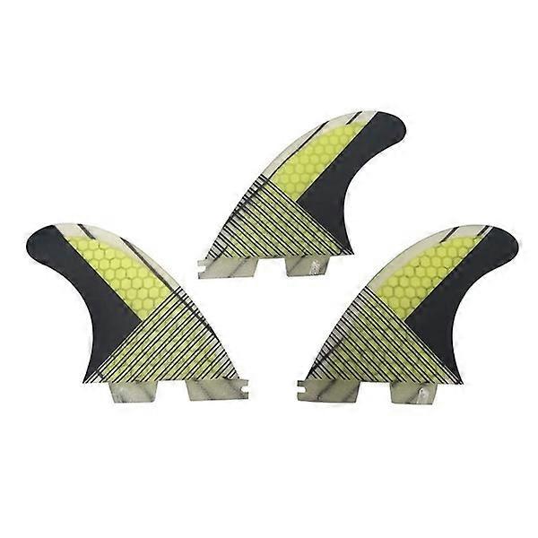 3 Stück G5 F II Fin Surfbrett Flossen Wabenfiberglas Surf Flossen Tri-Fin