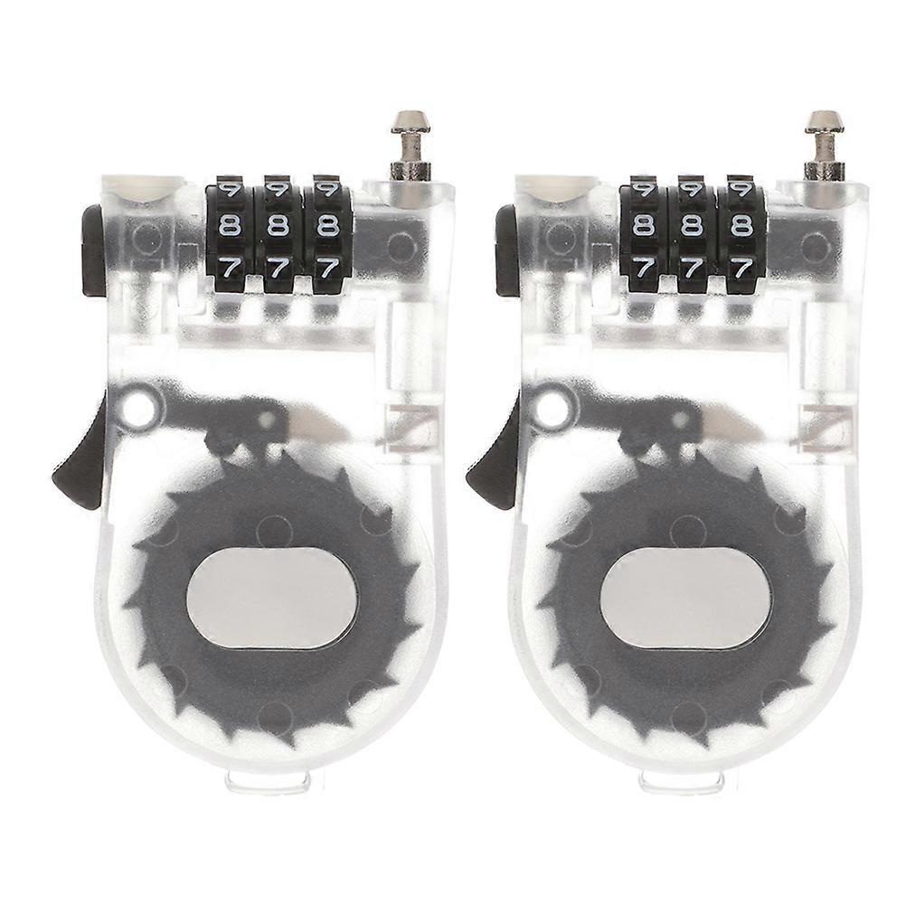 2Pcs Reusable Skatebord Lock Portable Board Lock Multi-function Bike Lock Snowboard Accessory