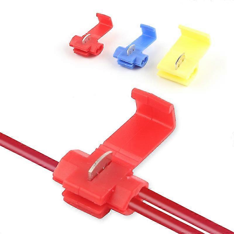 Wire Cable Connectors Scotch Lock Electric Quick Splice Terminals Crimp Non Destructive Without Breaking Line Awg 22-18