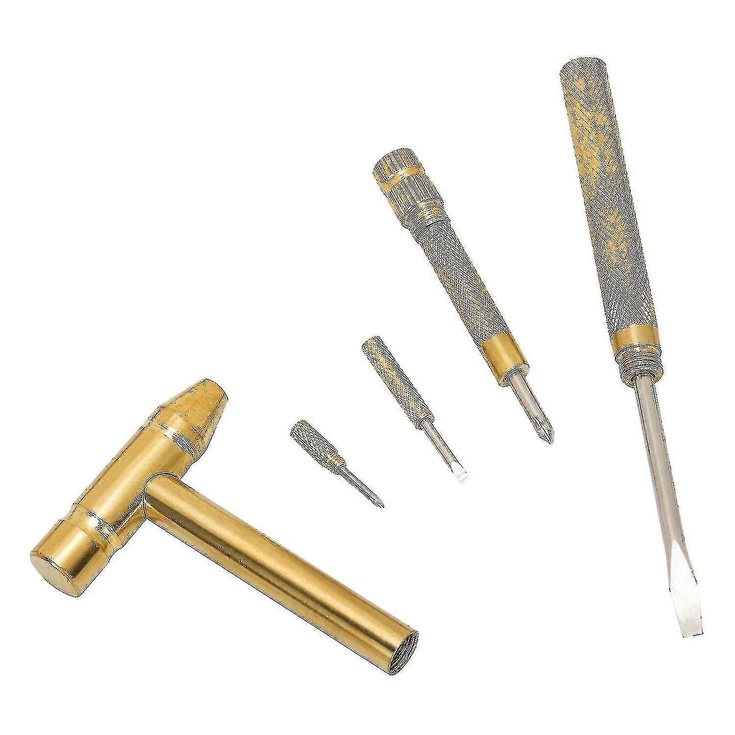 Mini Multi-funktion Liten hammare, 5-i-1 hammare med liten skruvmejsel