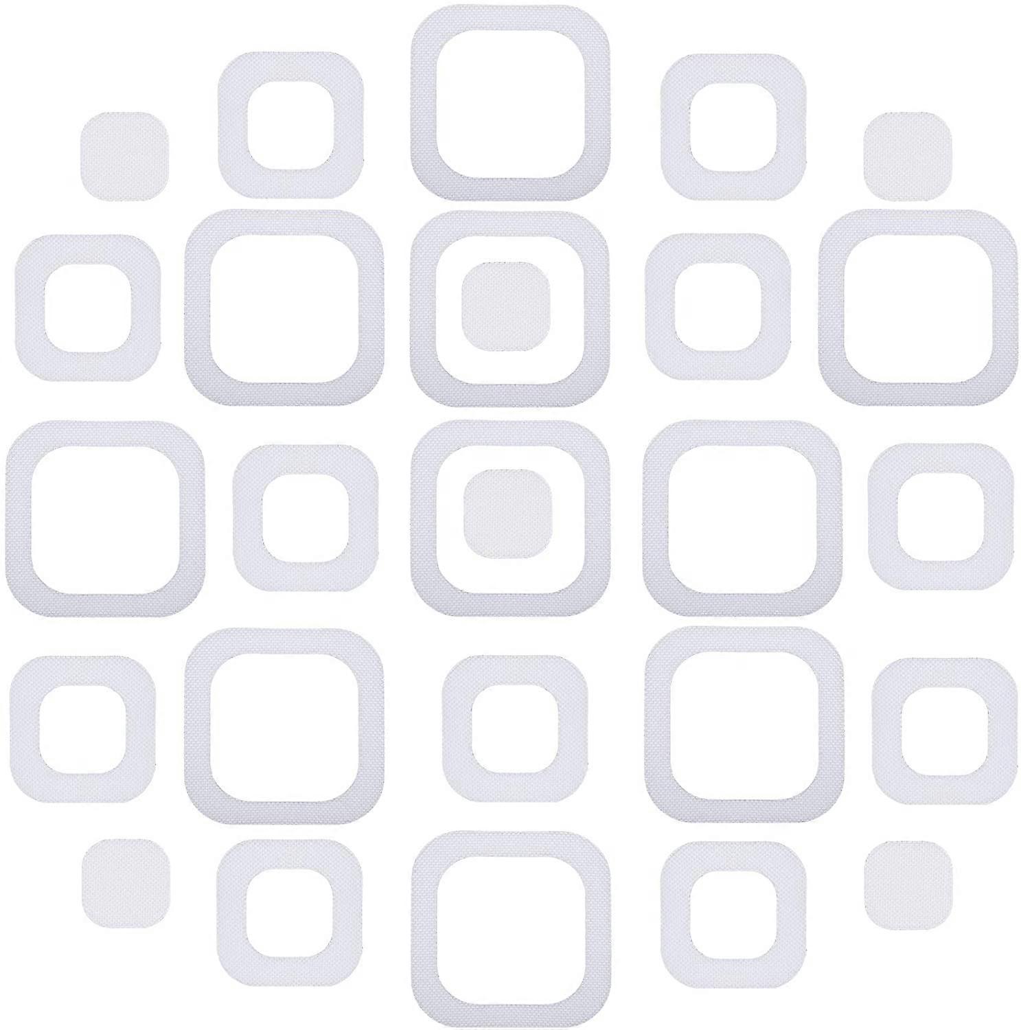 20 قطعة لاصقة حوض الاستحمام المربعة ملصقات حوض الاستحمام غير القابلة للانزلاق حوض الاستحمام سحب ملصقات حوض الاستحمام ملصقات لاصقة (رمادي)