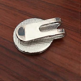 2 Pcs Golf Hat Clip Marker Caps Belt Official Alloy Magnetic Golf Accessories Sign Hat Clips Alignment Set