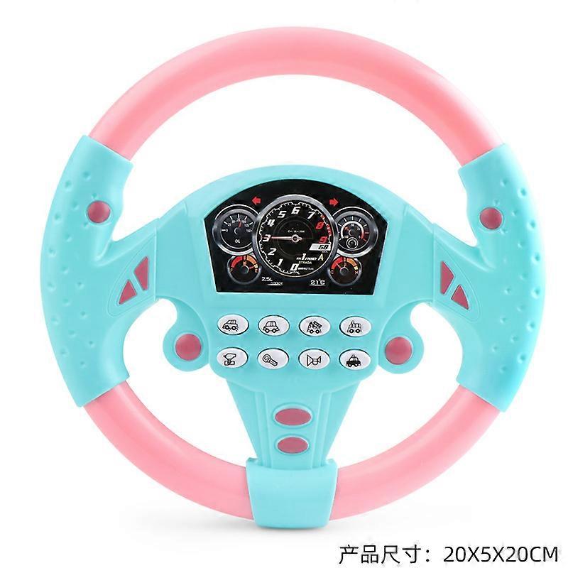 Co-pilot steering wheel simulator simulates car 360 degree rotation simulation driving toy