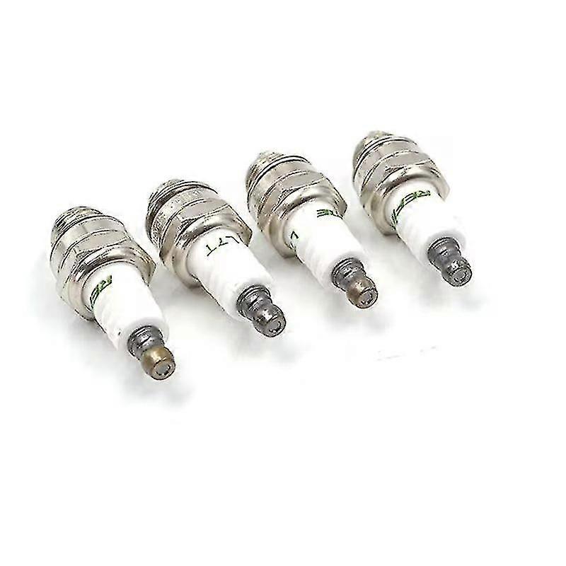 Chainsaw Lawn Mower Spark Plug Small Engine Accessory Lawn Mower Replacement Parts(4pcs, Silver)
