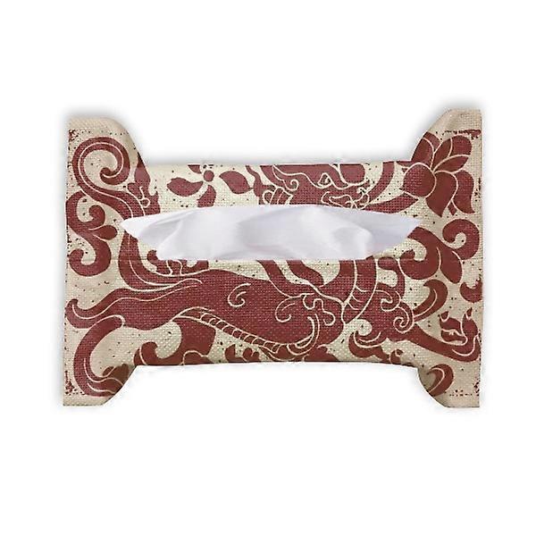 التنين الصيني الحيوان صورة ورقة منشفة منشفة حقيبة منديل بومف