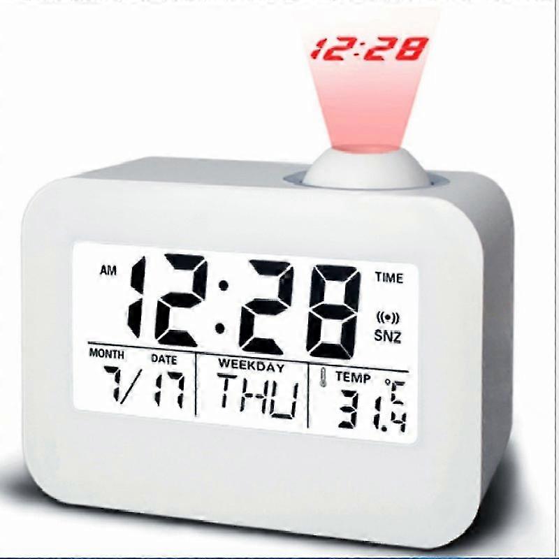 Lcd Projection Clock Electronic Desk Table Bedside Clock Talking Projector Watch Digital Alarm Clock