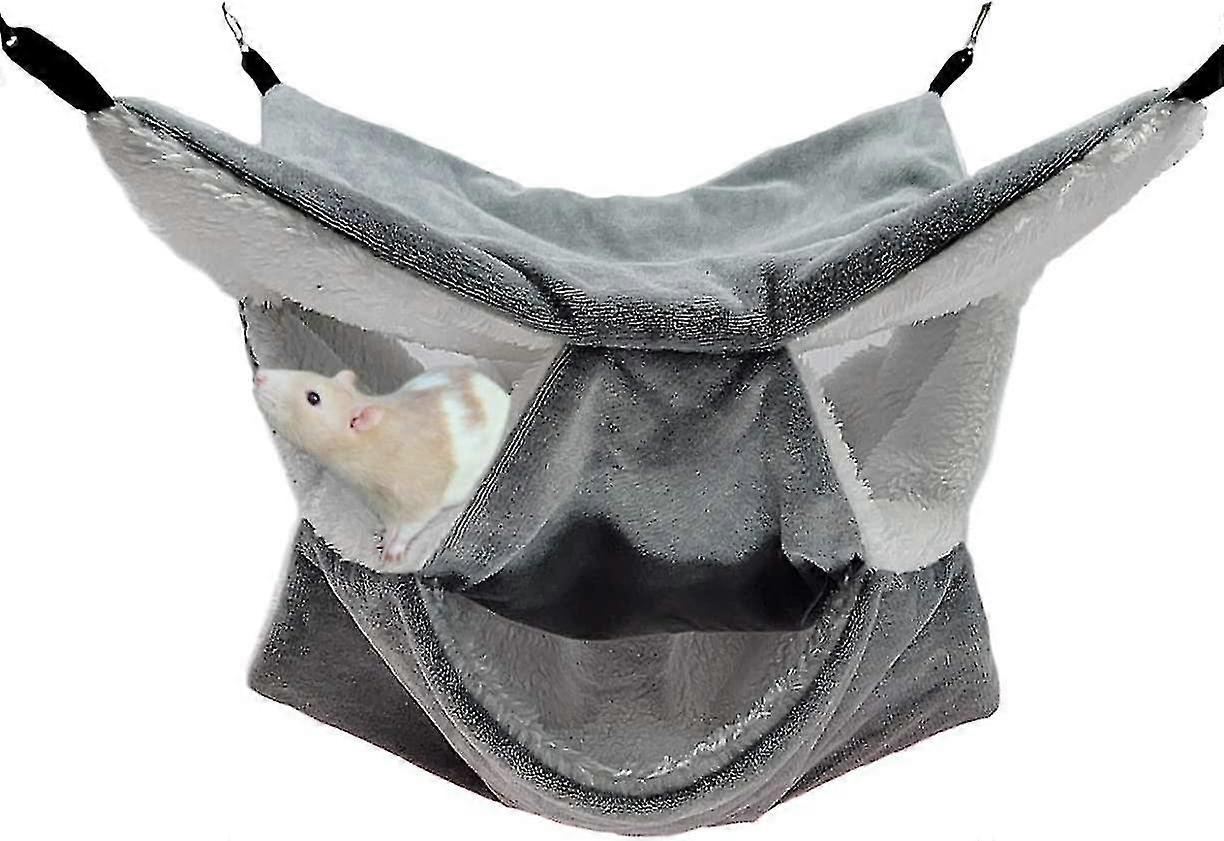 Hamster Rodent Hammock Hanging Bed Ferret Sleeping Comfortable Nest With Layers Of Geometric Maze For Small Animals Rat Hamster Squirrel For Play And
