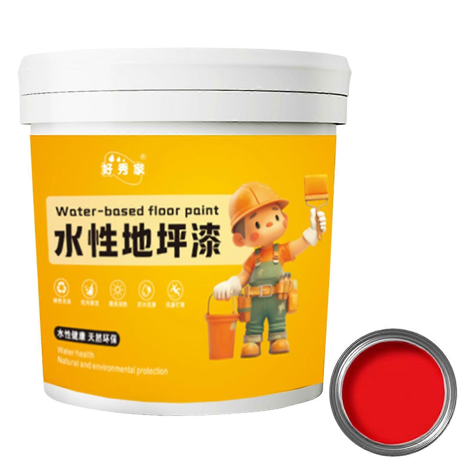 Waterproof Water-Based Epoxys Floor Paint Versatile Rapid Drying Floor Paint for Workshop