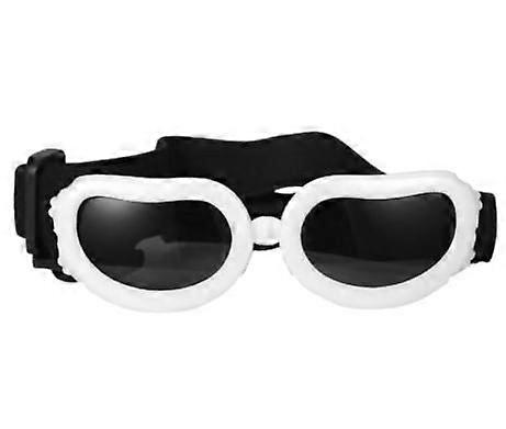 Koiran aurinkolasit pienet, UV-suojalasit, tuulen pölynpitävät säädettävät hihnat